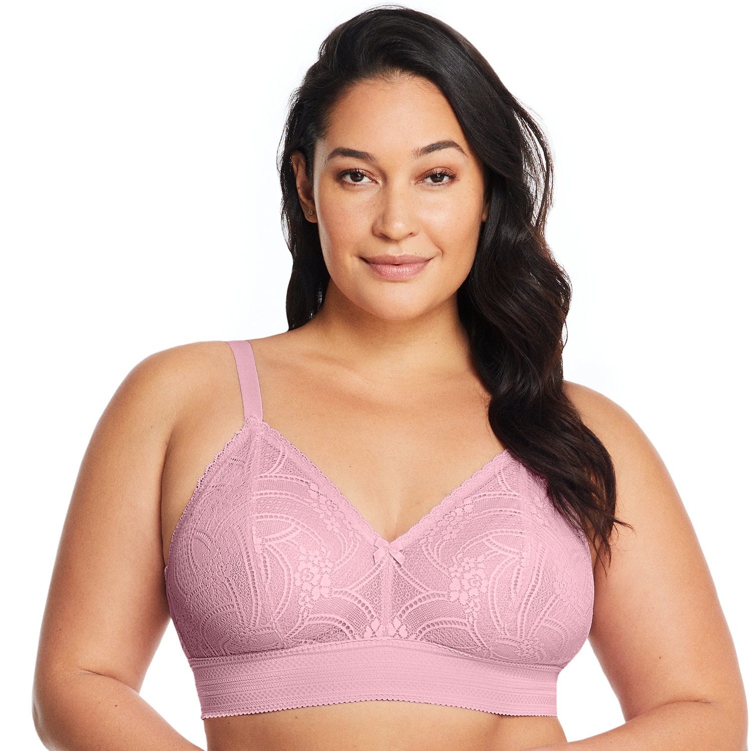 Bramour Gramercy Spitzen-Bralette de luxe - Mauve