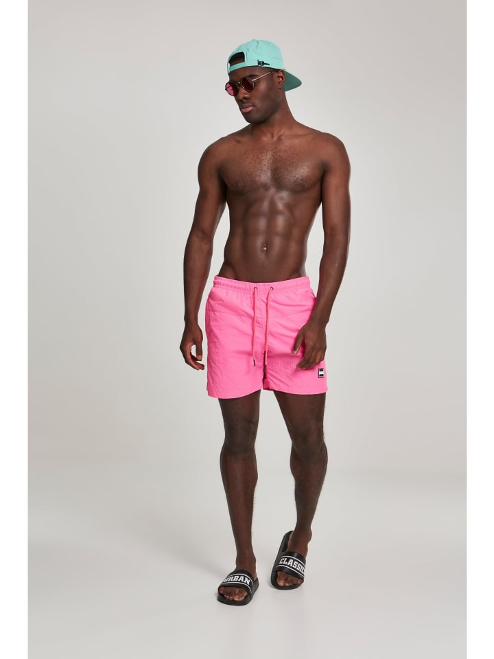 Urban Classics Urban Classics Badeshorts in neonpink günstig kaufen