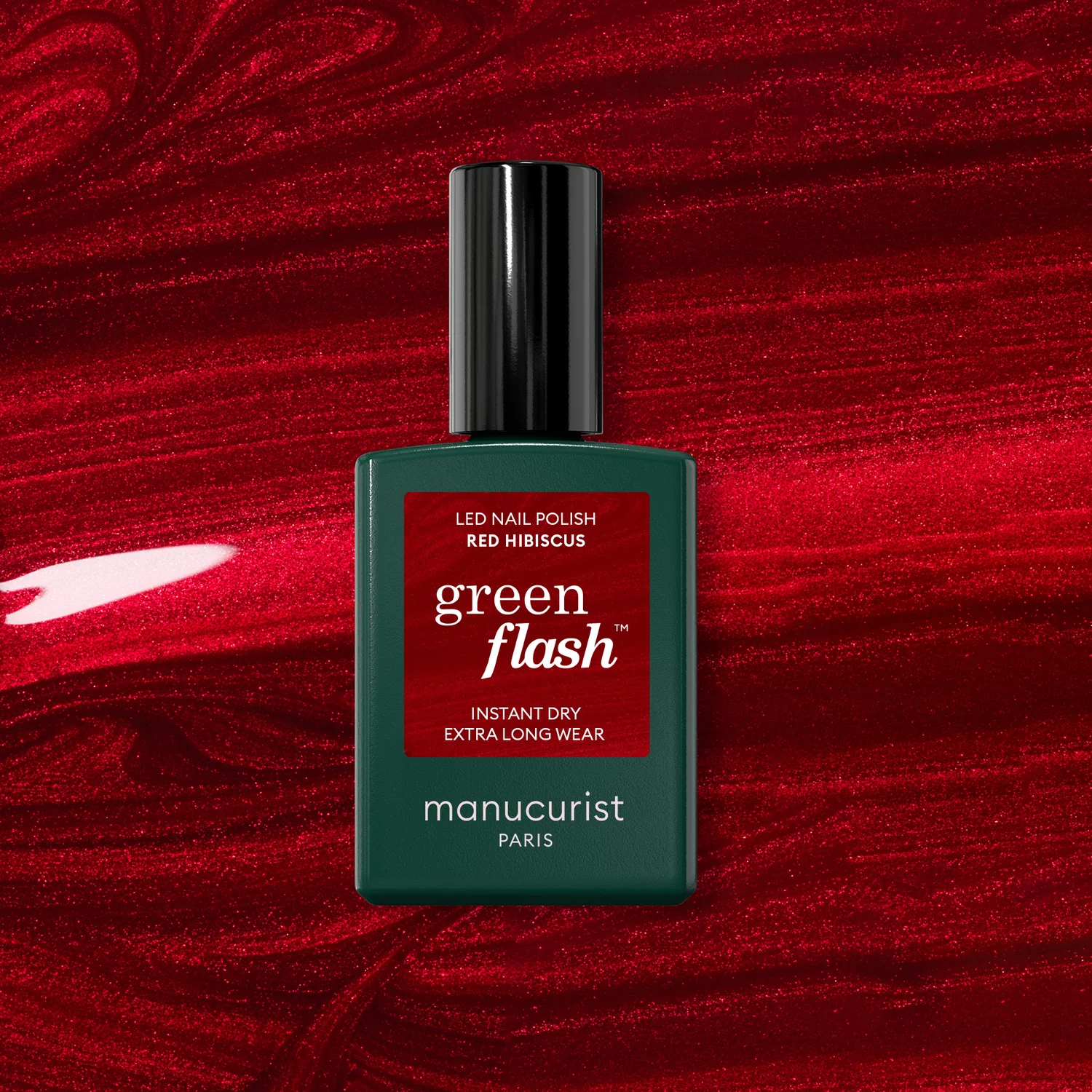 Semi-permanent LED Green Flash™ - 15 ml Red Hibiscus