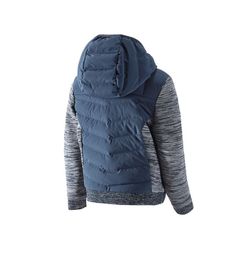 Hybrid Kapuzenstrickjacke e.s.motion ten,Kinder