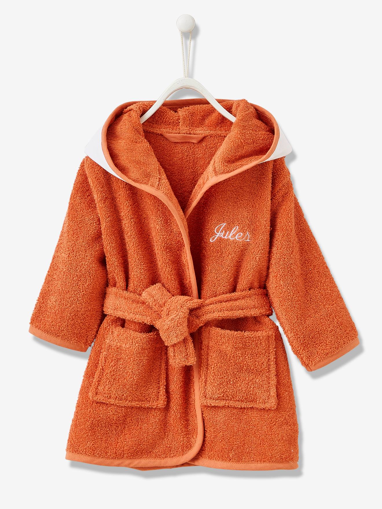 Peignoir de bain bébé Renard orange