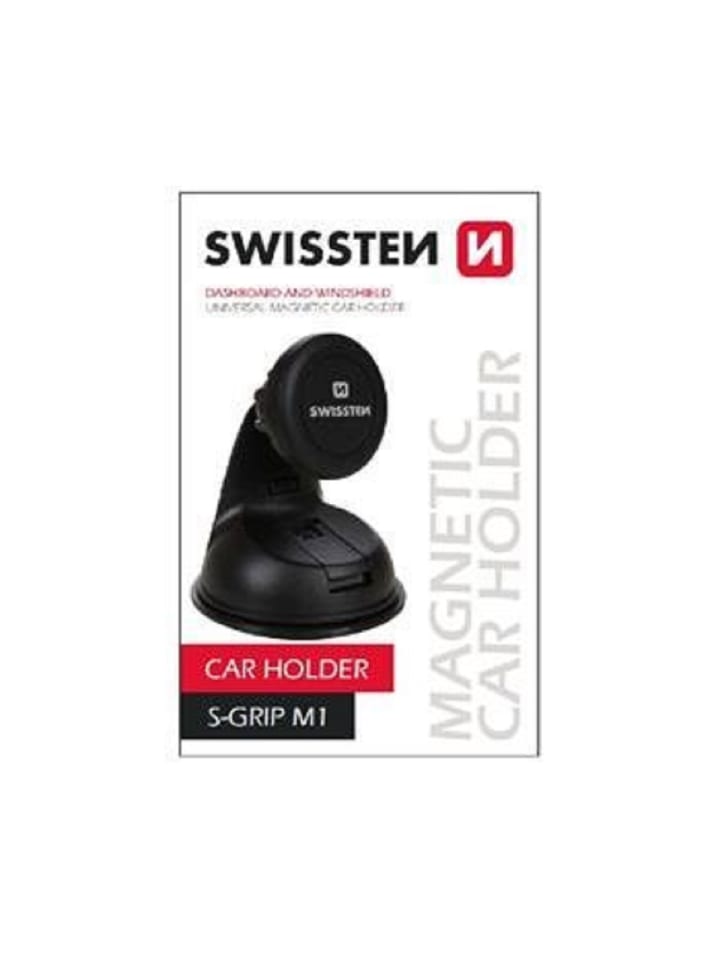 Swissten Magnetischer Auto-Halter mit 360 Rotation in schwarz günstig kaufen 20 cm