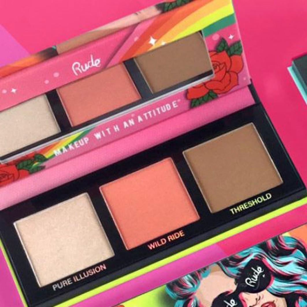 Rude Cosmetics NOFILTER 3D PALETA ZA OBRAZ [Vrtnice]