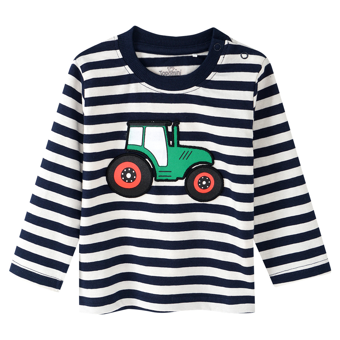 Baby Langarmshirt mit Blockstreifen