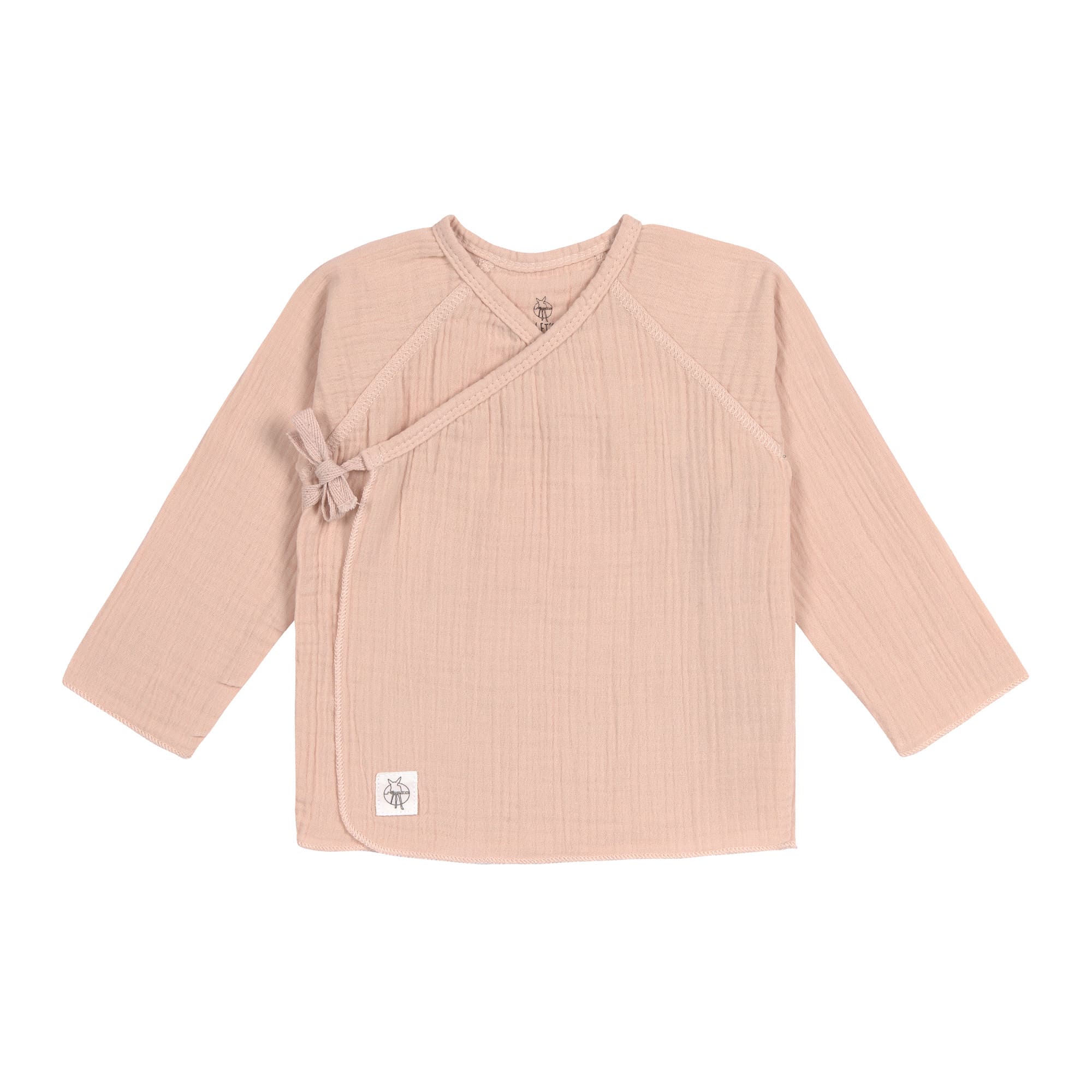 Baby Wickelshirt - Bio Baumwolle, Rosa