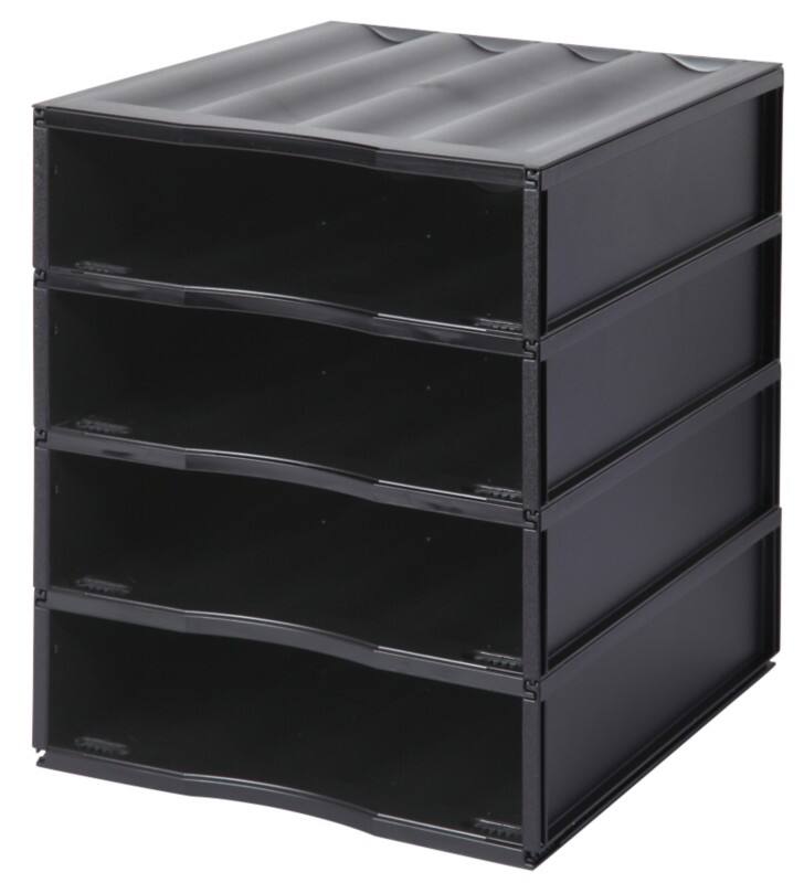 Paperflow Sortiersystem DIN A4 Schwarz 26,8 x 32,3 x 8,7 cm