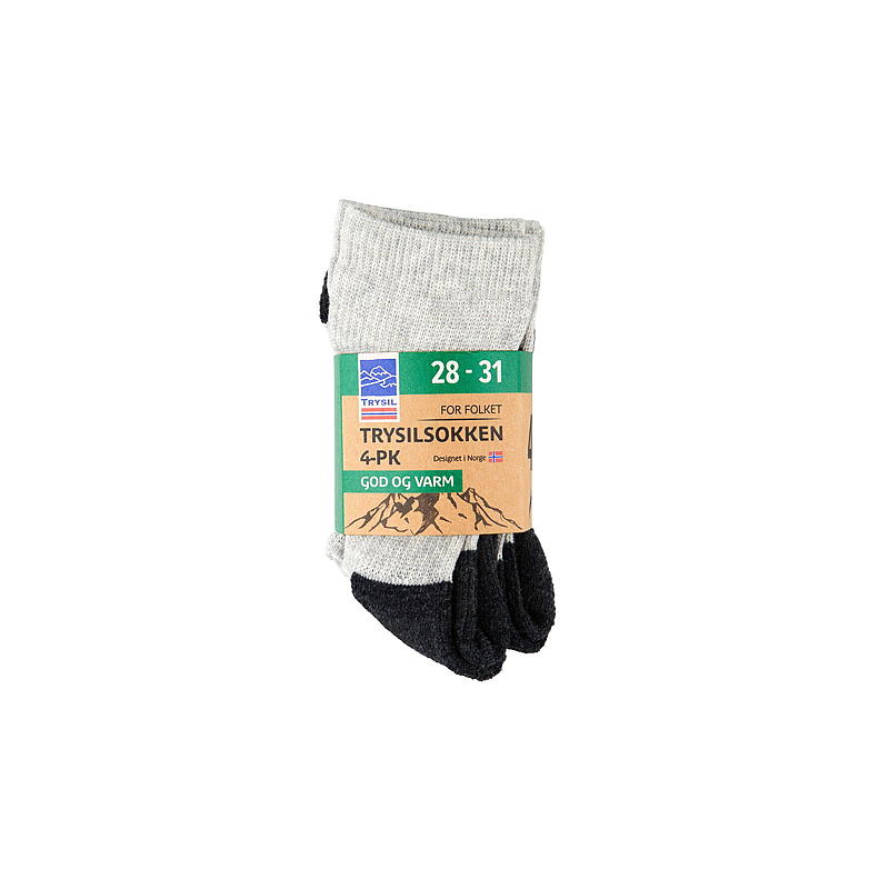 Trysil Trysilsokk 4-pk str 28/31 God og Varm