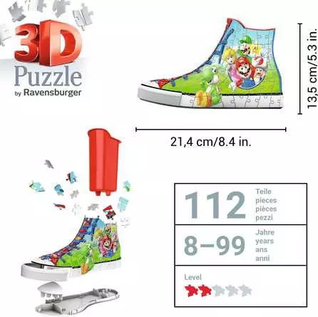 3D Puzzle Sneaker Super Mario