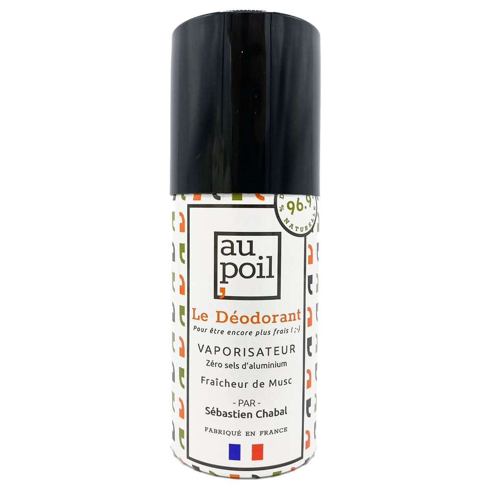 au poil Déodorant vaporisateur déodorant vaporisateur fraîcheur de musc  sans sels d'aluminum