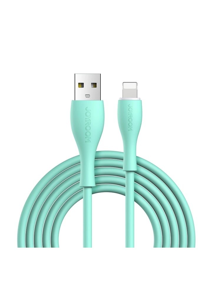 COFI 1453 USB Ladekabel kompatibel mit iPhone 2m Grün in Grün günstig kaufen 200 cm