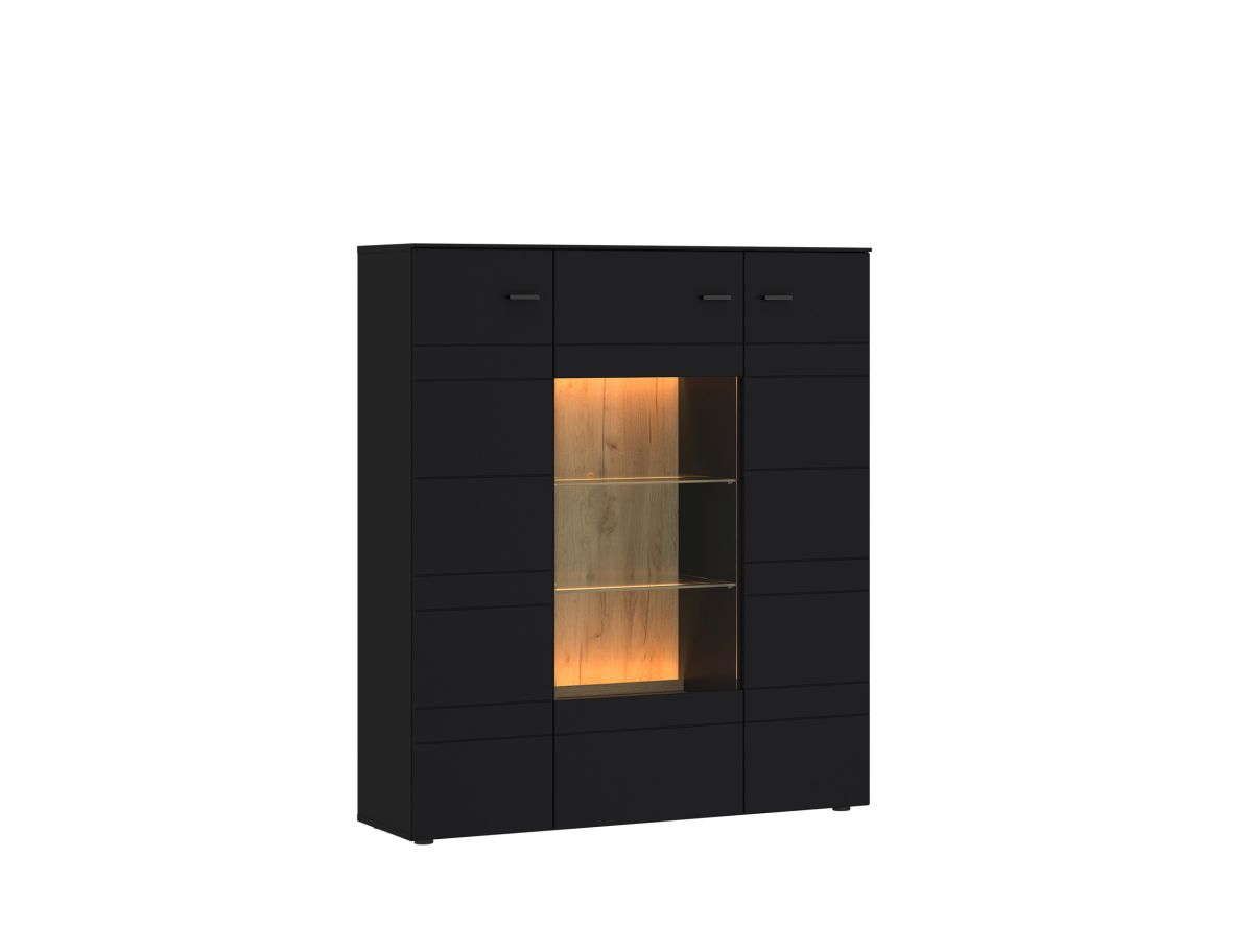 Vitrine Jacky Schwarz 120 x 141 cm