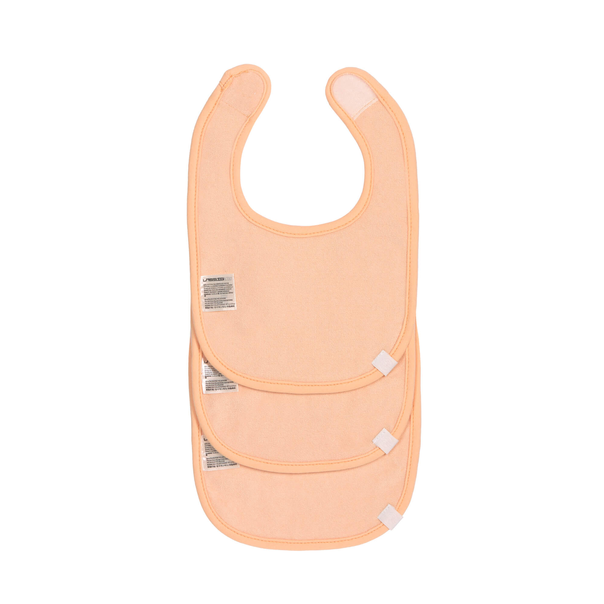 Lätzchen Neugeborene - Bibs Newborn, Little Spookies Peach