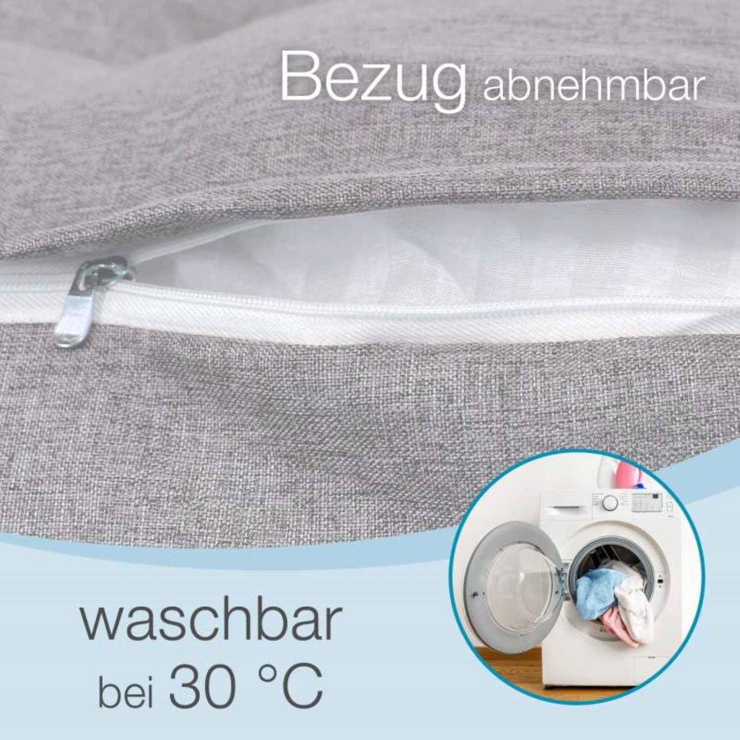 aktivshop Rückenkissen, 1-tlg., mit Stützfunktion