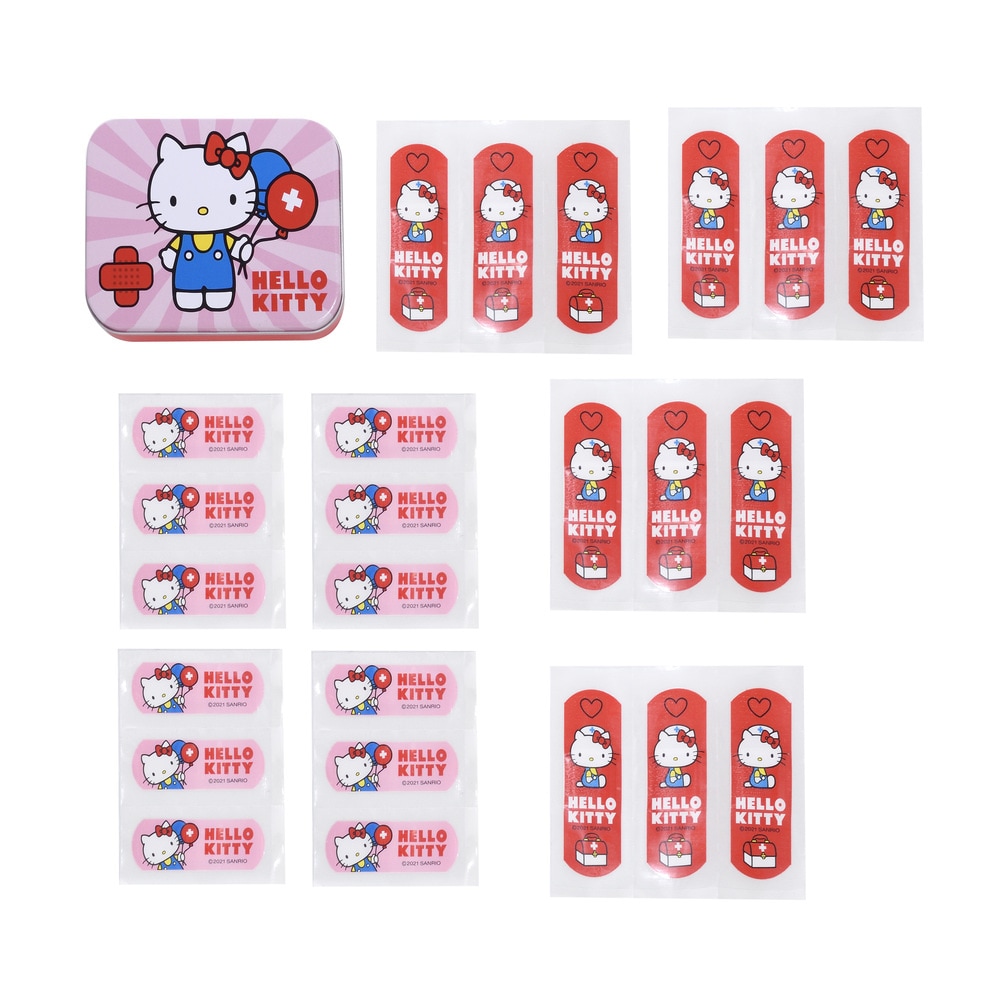 takecare Boite en métal de 24 pansements Hello Kitty Pansements