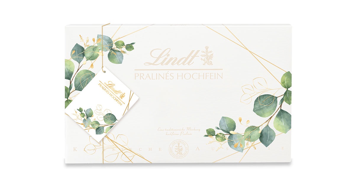 Pralinés Hochfein in Geschenkpapier Winter, 200g