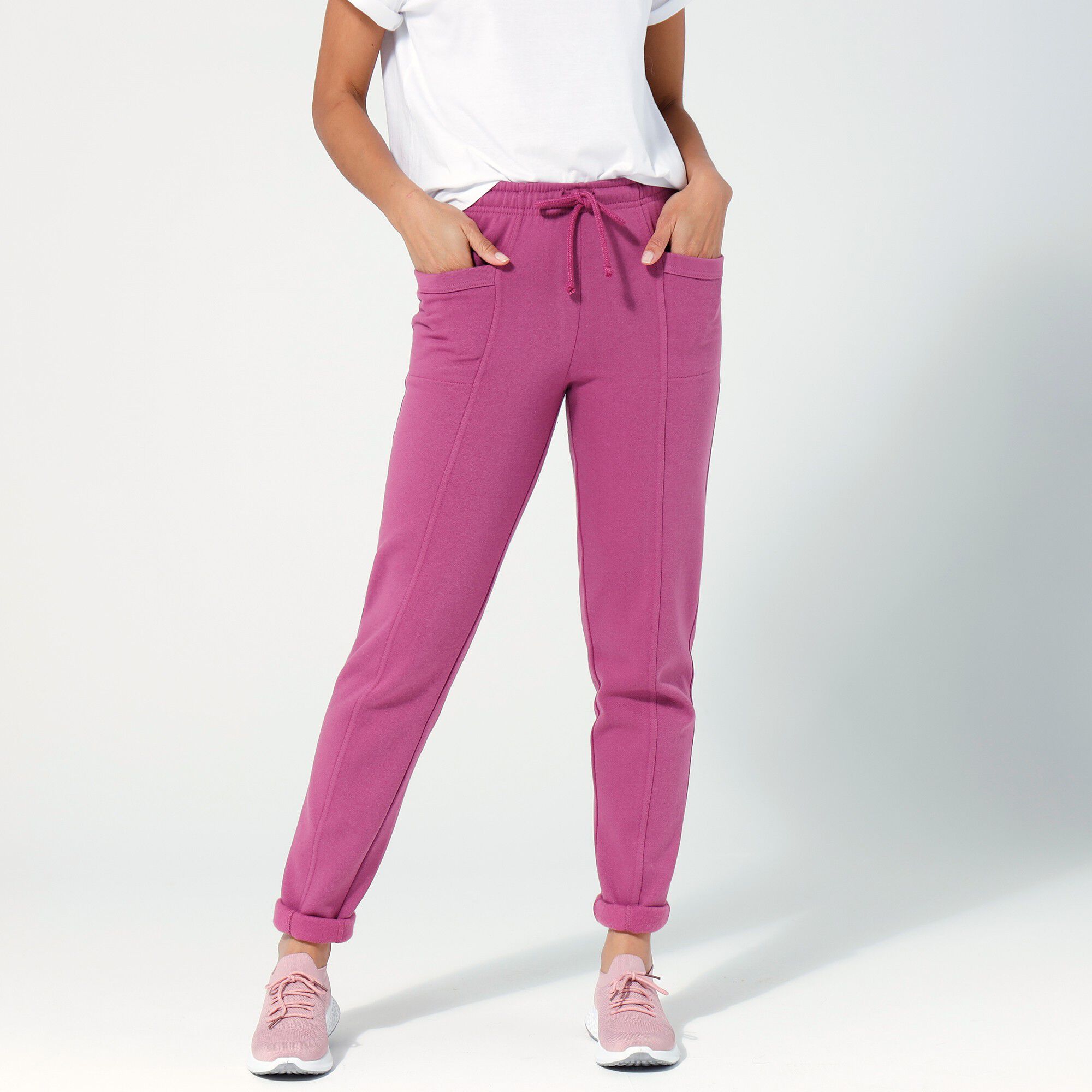 Pantalon jogging, molleton gratté