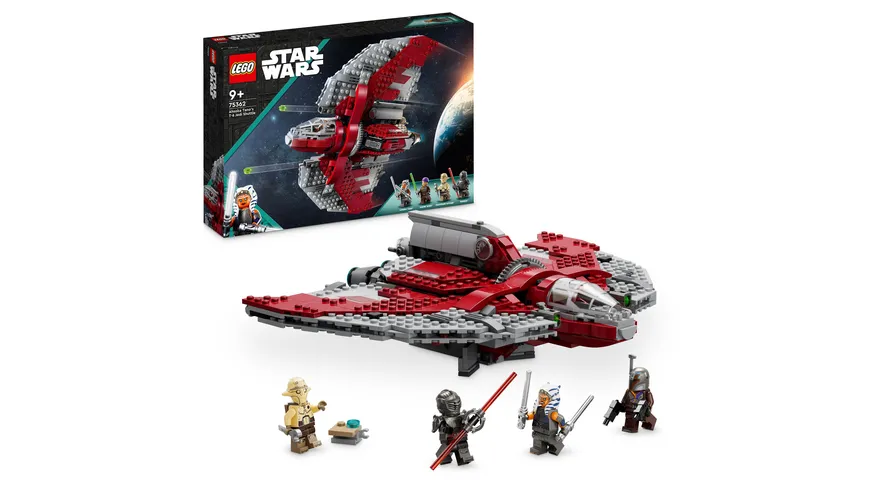 LEGO Star Wars 75362 Ahsoka Tanos T-6 Jedi Shuttle, Raumschiff-Spielzeug