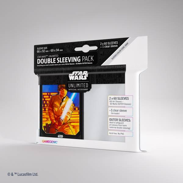 Star Wars: Unlimited Art Sleeves Double Sleeving Pack - Luke Skywalker (Einzelartikel)