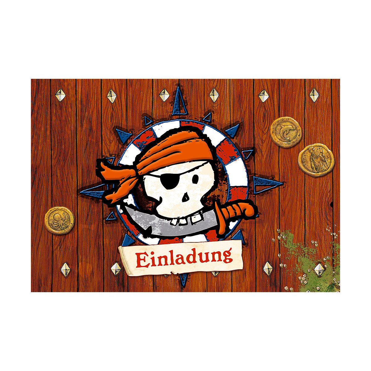 Einladungskarten - Capt'n Sharky - Einladung