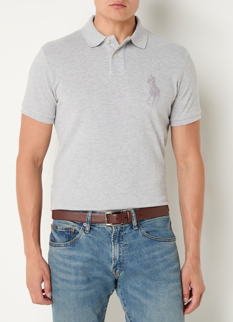 Polo Ralph Lauren, croială clasică, pique de bumbac cu logo brodat.