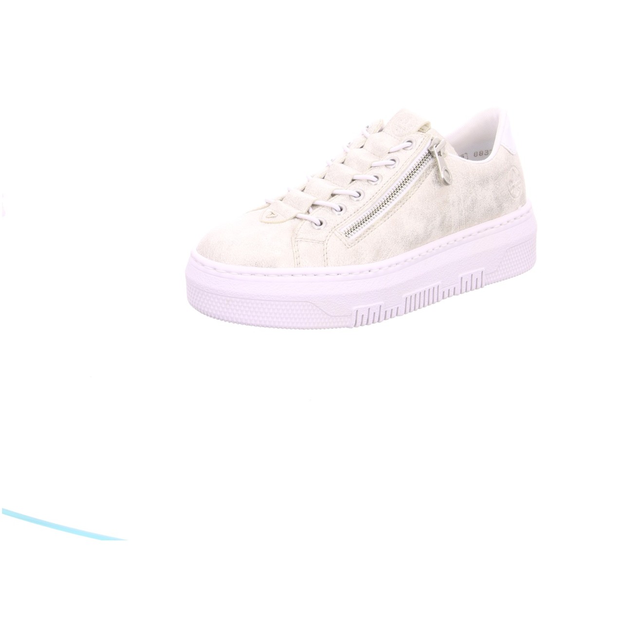 RIEKER Sportliche Slipper weiss
