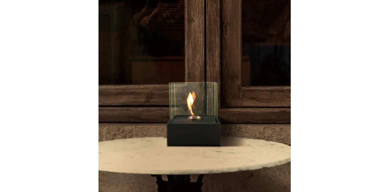 MMXX Feuerschale Tischkamin mit Bio-Ethanol, Tischofen wärmend, indoor & outdoor, wärmend