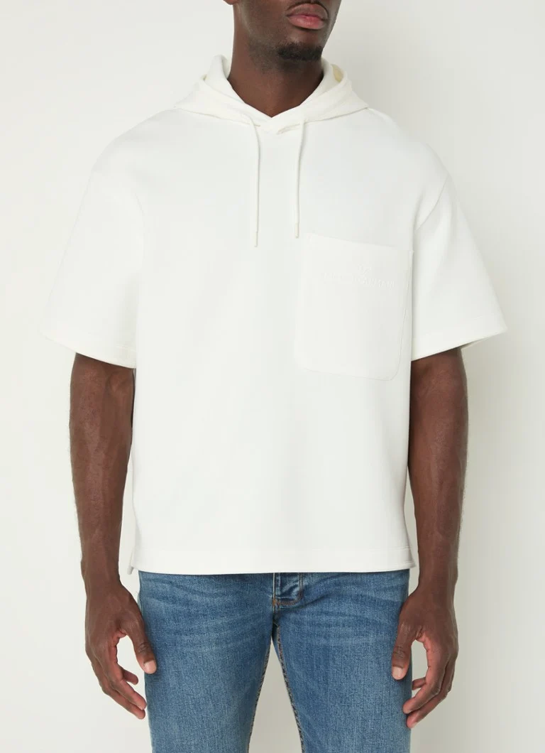 Emporio Armani T-shirt with hood and chest pocket