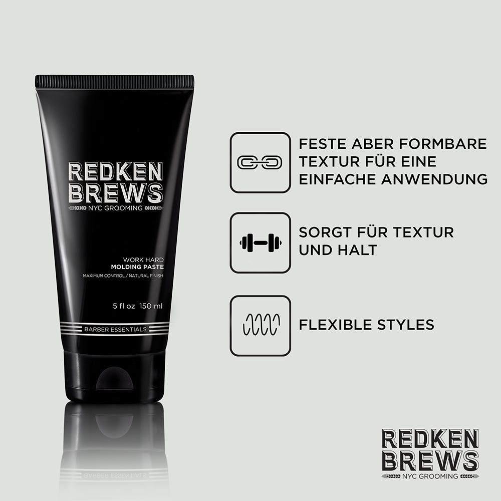 Redken Brews Work Hard Molding Paste 150 ml