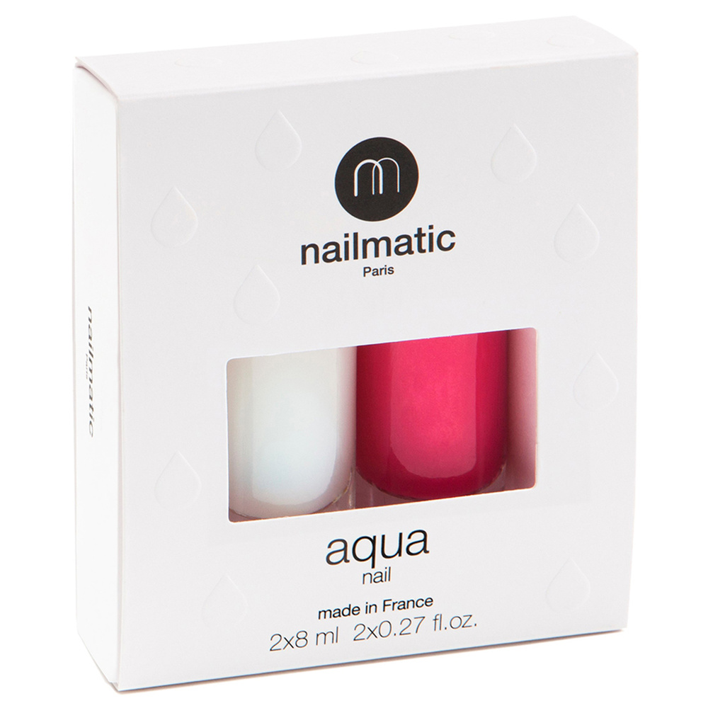 nailmatic AQUA nail duo BASE & TOP + JACKIE vernis à ongles à base d'eau (54%)
