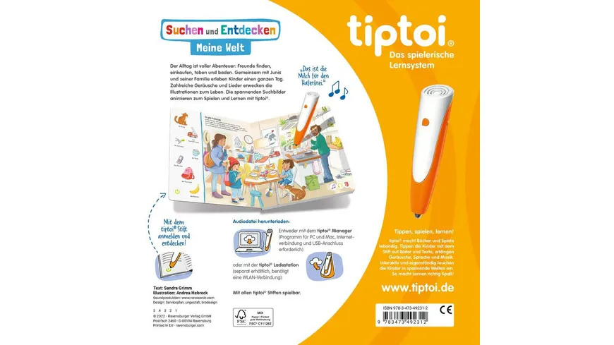 Ravensburger tiptoi - Suchen und Entdecken - Meine Welt, Jetzt auch für die Kleinen!