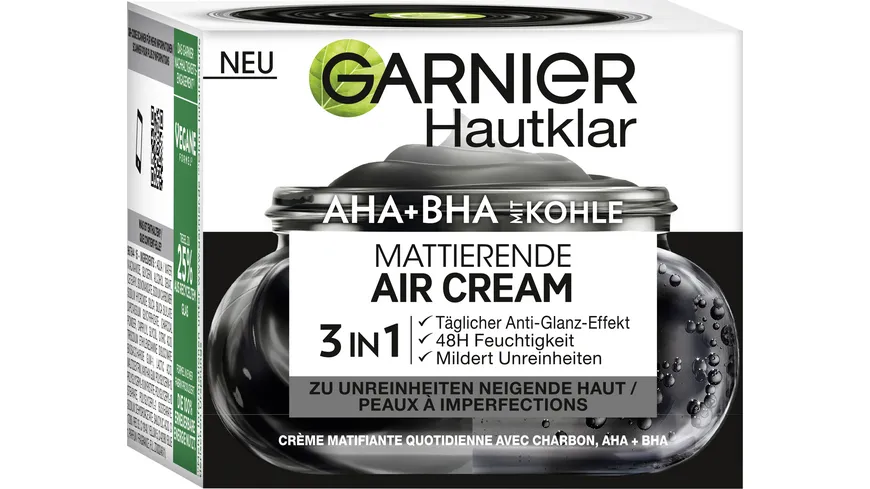 Garnier Hautklar AHA+BHA Air Cream 50 ml