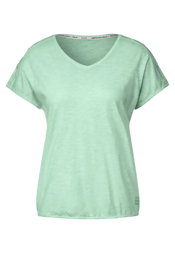 CECIL T-Shirt in gewaschener Optik