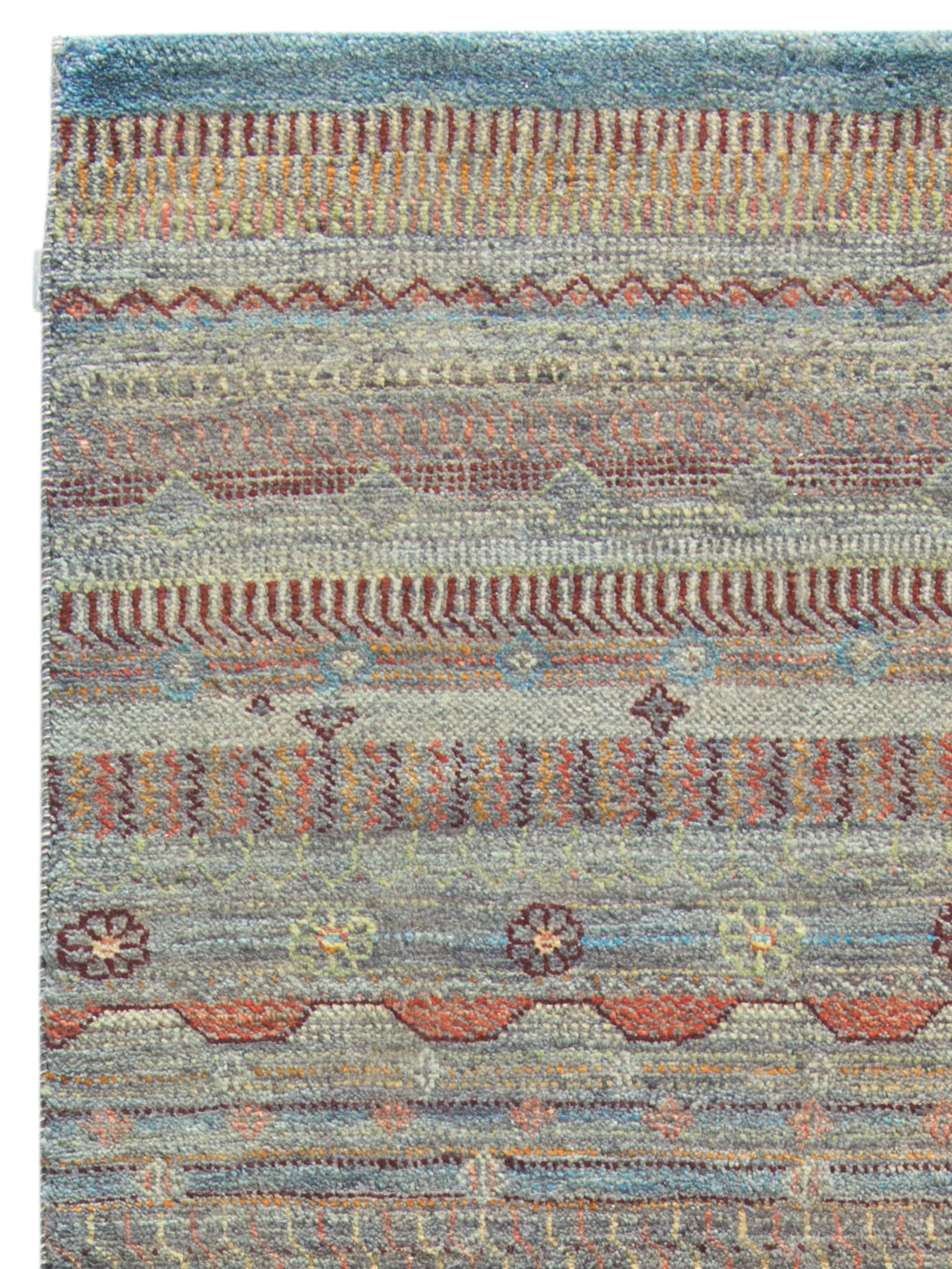 Contemporary Gabbeh ca. 80 x 309 cm, Unikat / Einzelstück