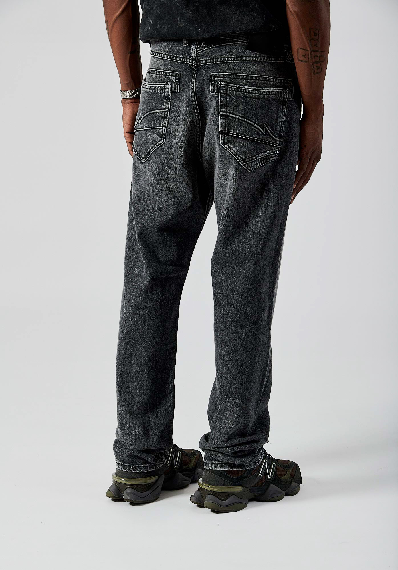 DYREL  Jean relaxed fit gris homme