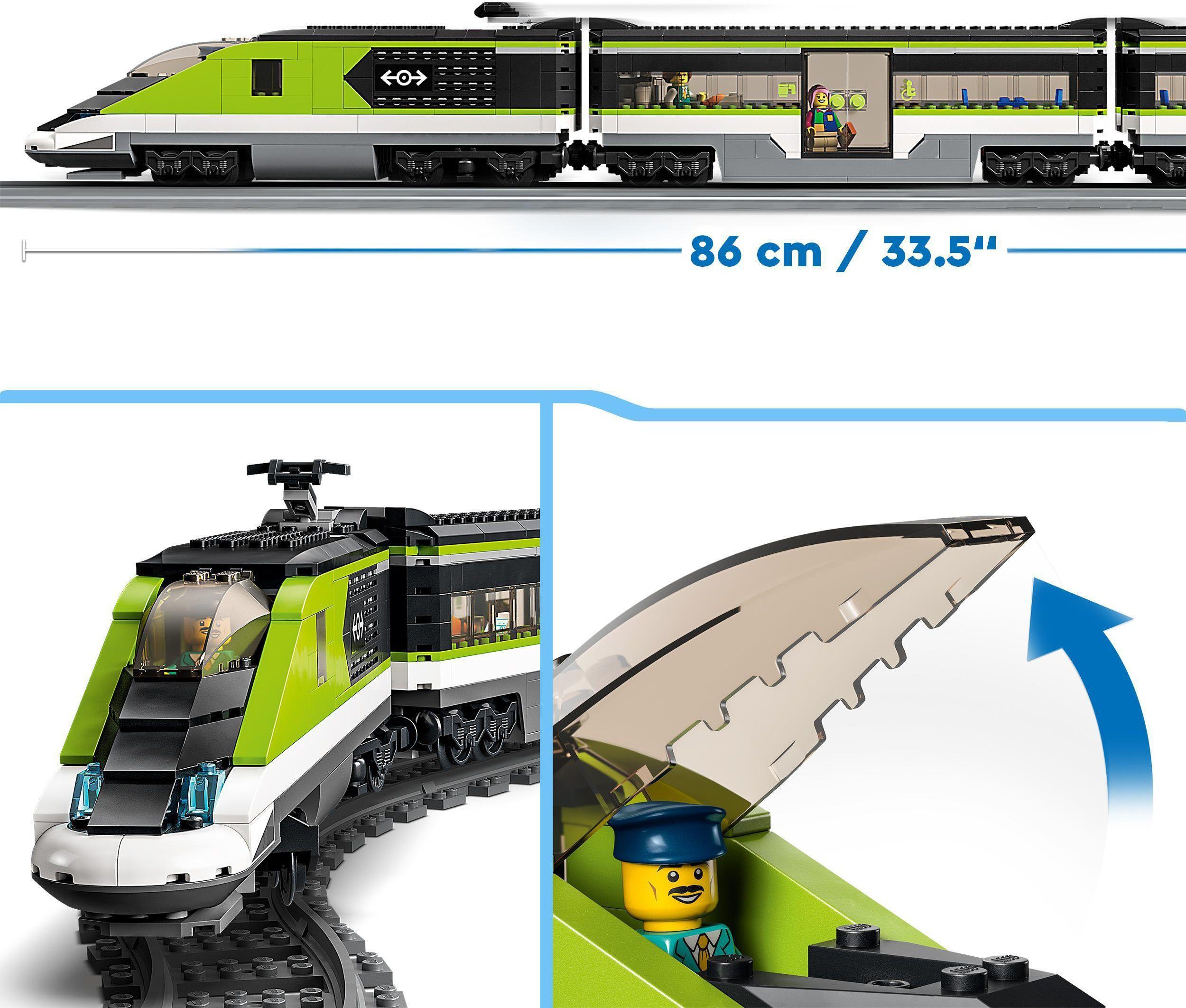 LEGO® Konstruktionsspielsteine Personen-Schnellzug (60337), LEGO® City, (764 St)