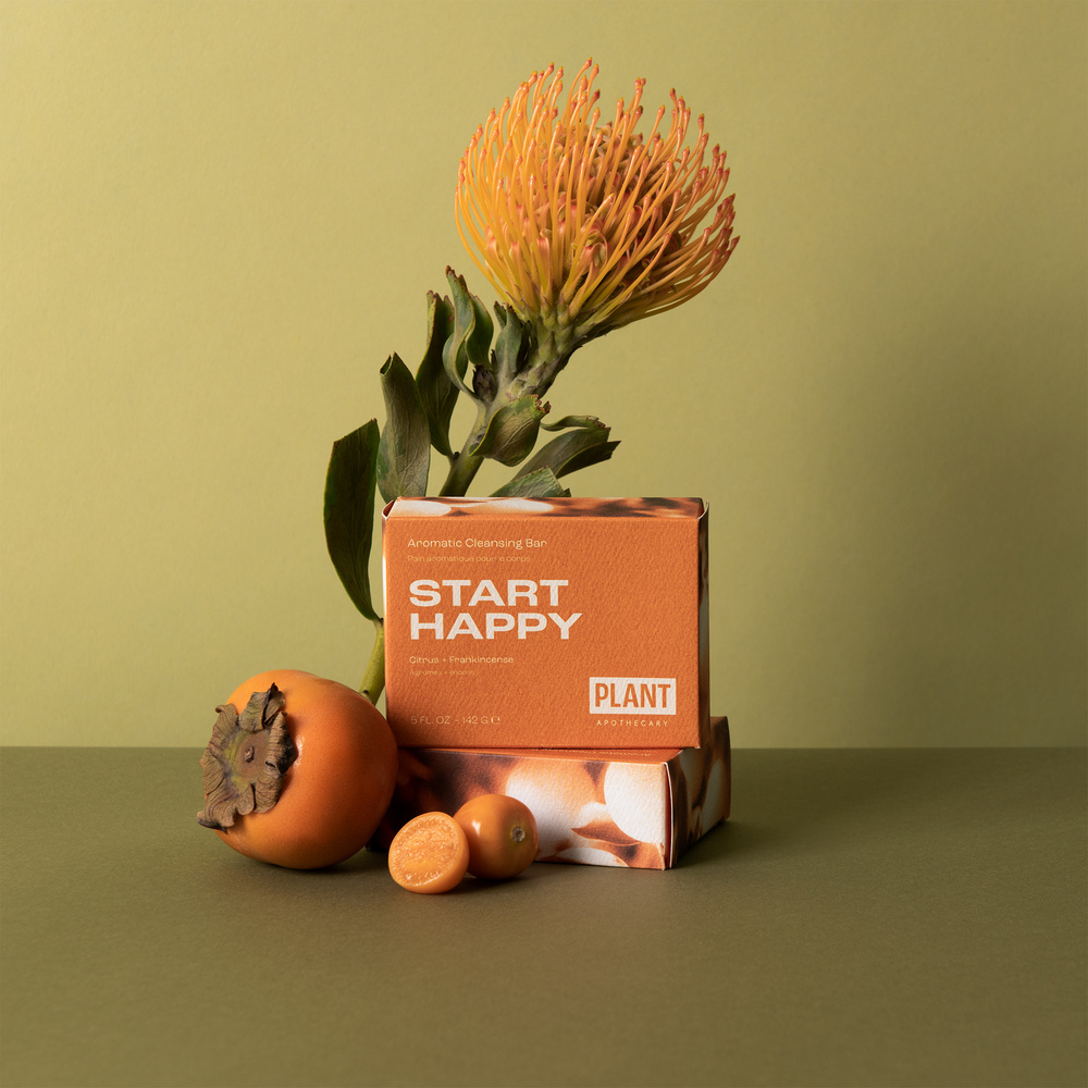 plant apothecary Start Happy Aromatic Bar Soap Pain aromatique pour le corps