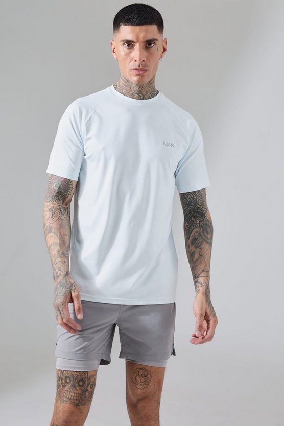 Tall Man Active Camouflage Raglan Performance T-Shirt