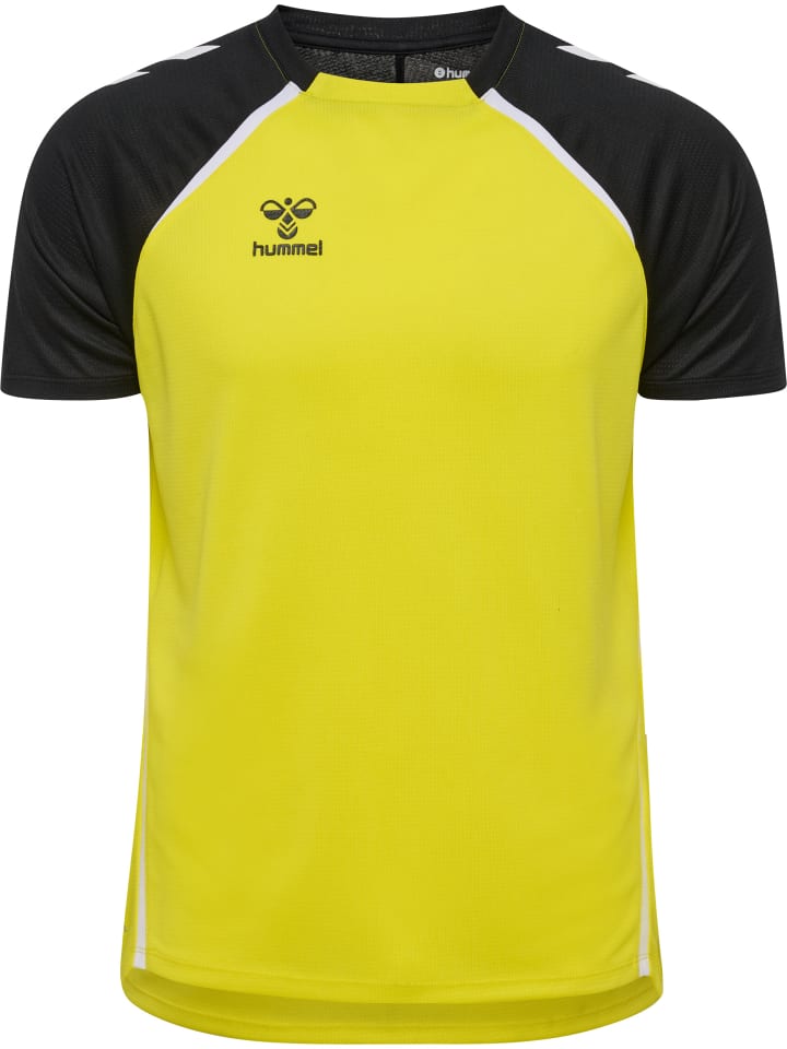 Hummel Hummel T-Shirt Hmllead Herren in BLAZING YELLOW/BLACK günstig kaufen