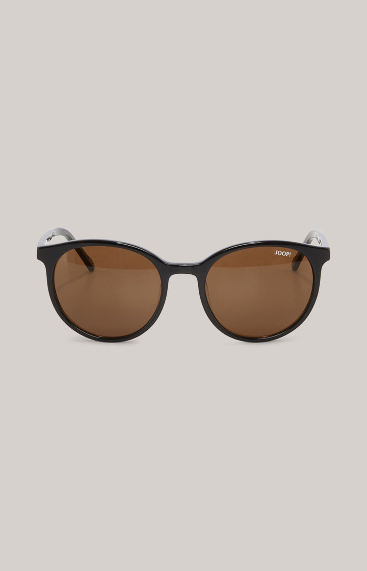 Sonnenbrille in Schwarz/Braun