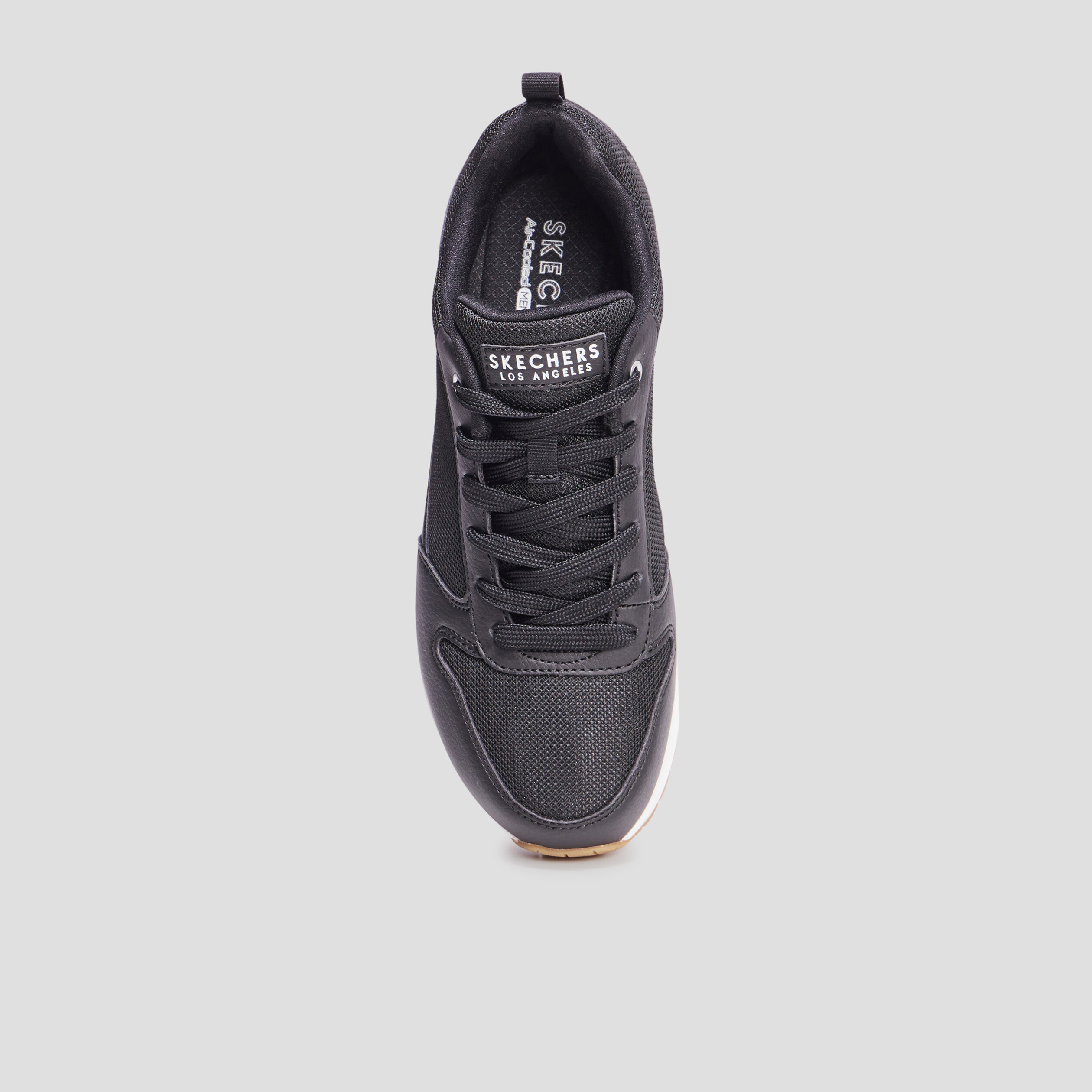 Baskets running mémoire forme Skechers noir femme | La Halle