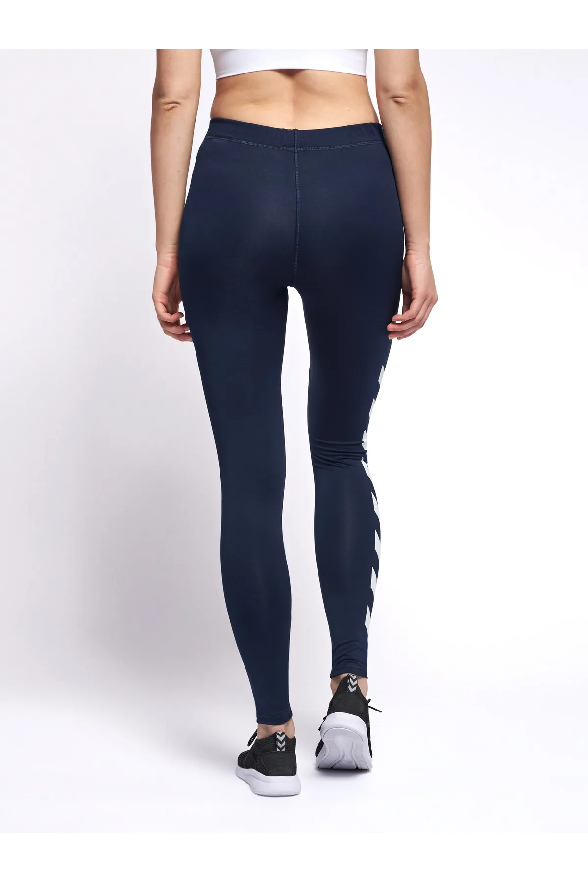 hummel  Sport-Leggings - Blau - Mittlerer Bund