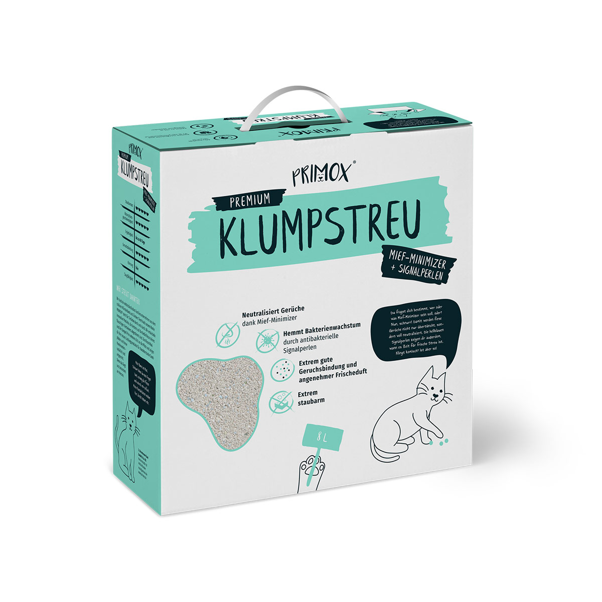 PRIMOX Premium KLUMPSTREU Mief-Minimizer + Signalperlen