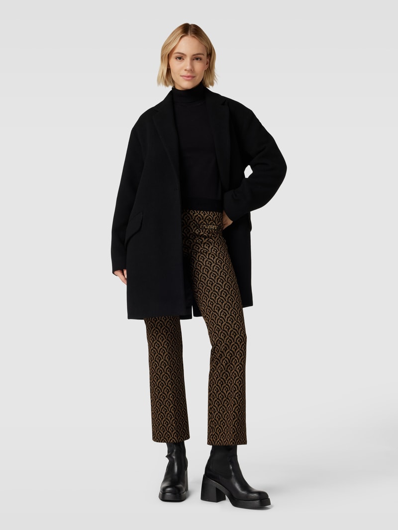 Schlupfhose mit Allover-Muster Modell 'FAITH' in gold