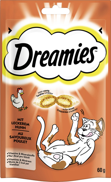 Dreamies mit leckerem Huhn