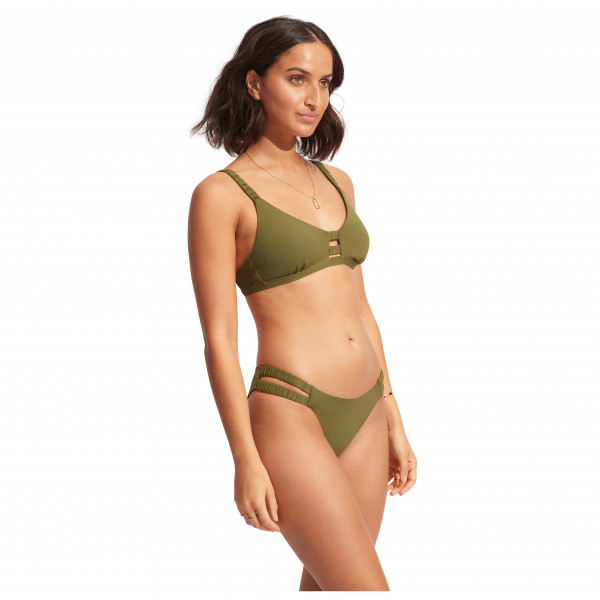 Seafolly - Women's Collective Gathered Tab Bralette - Bikini-Top