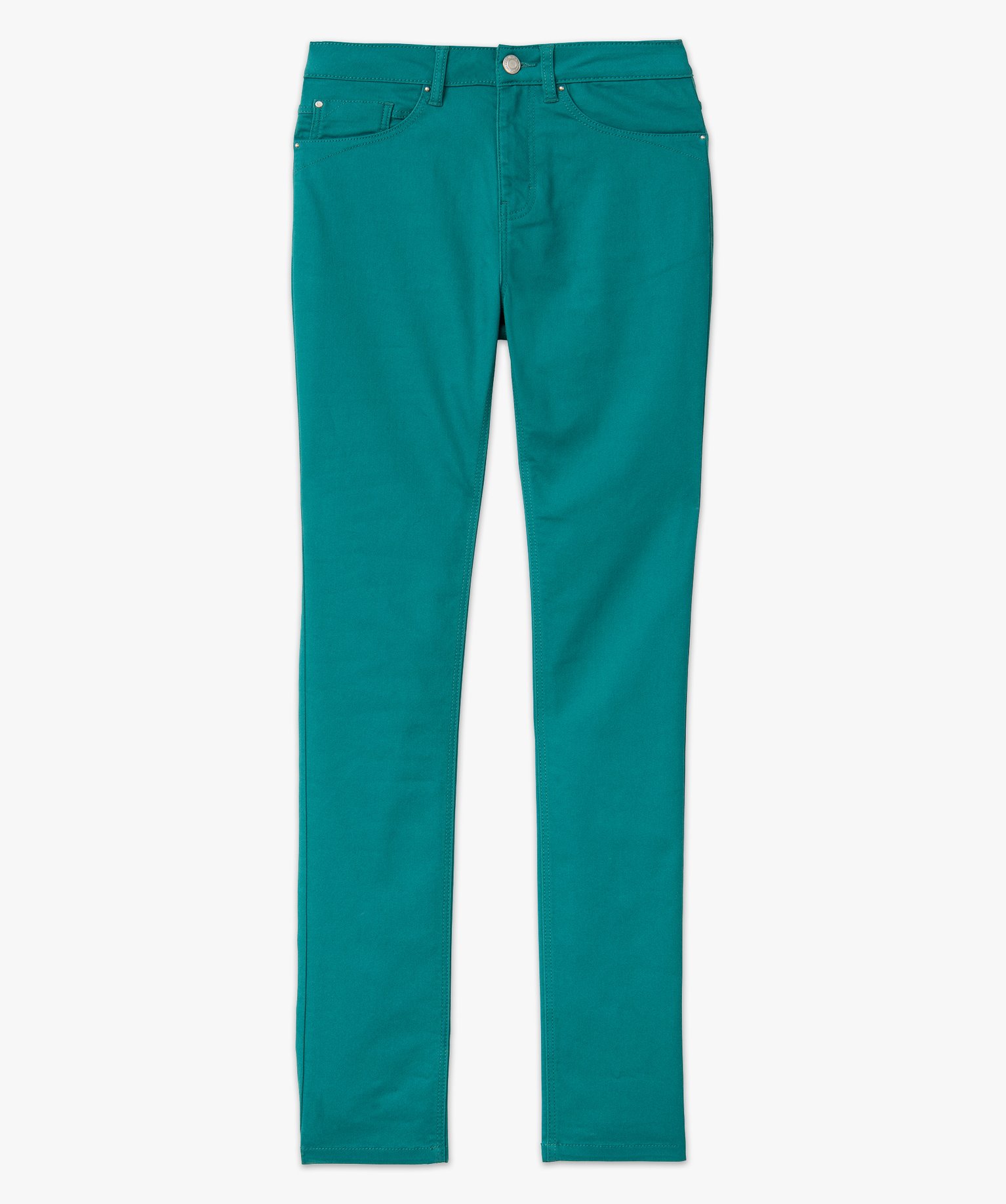Pantalon femme coupe Regular taille normale bleu | GEMO