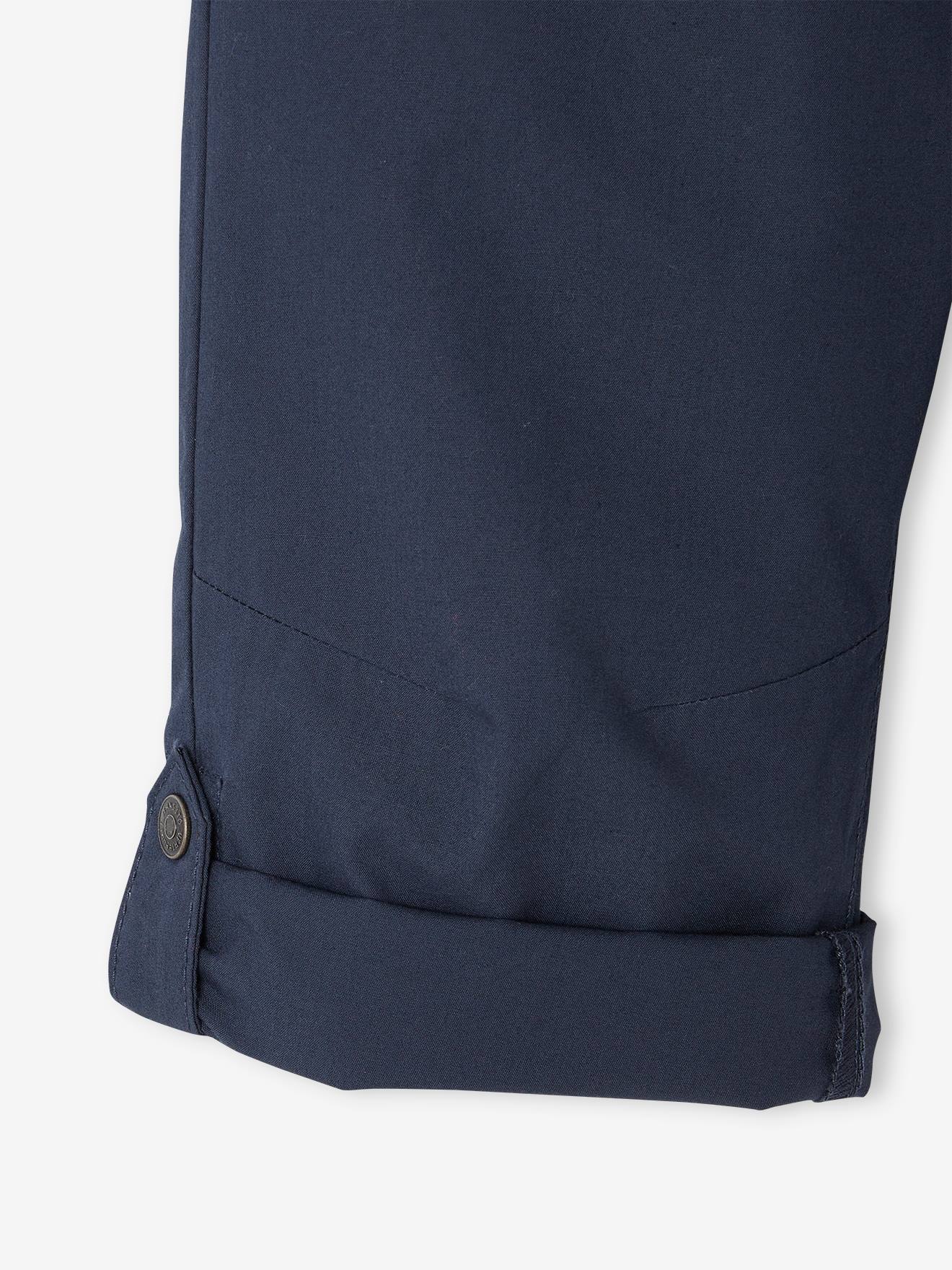 Vertbaudet Jungen 3/4-Shorts mit verstellbarer Länge - olivgrün