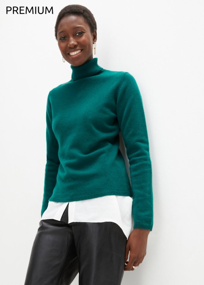 Wollpullover mit Good Cashmere Standard®-Anteil