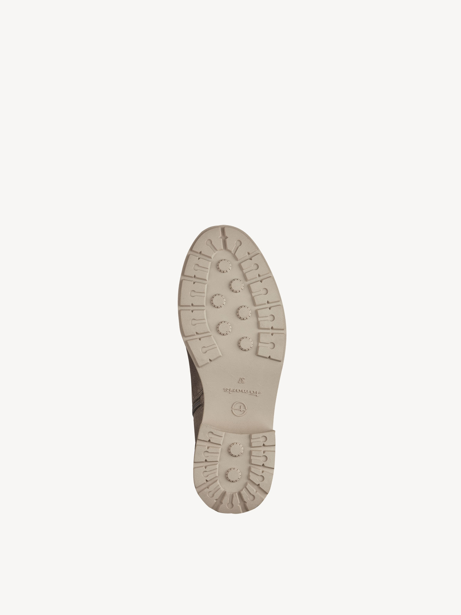 Bottine en cuir - gris