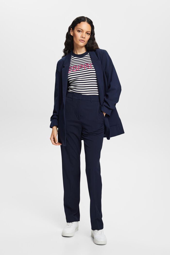 Blazer mit drapierten Ärmeln
